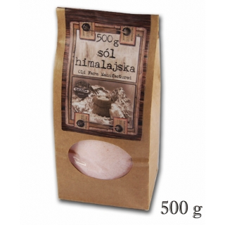 SÓL HIMALAJSKA RÓŹOWA DROBNA 500 G